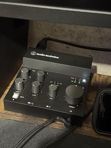 Audio Technica AT-UMX3 Livestreaming USB Audio Mixer (Black
